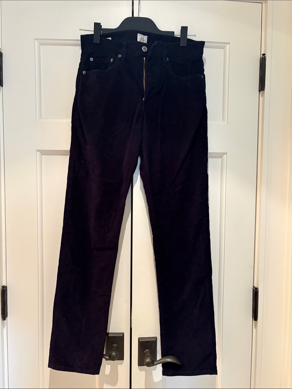 J. Crew Women’s Navy Corduroy Pants - Straight Leg 28/32